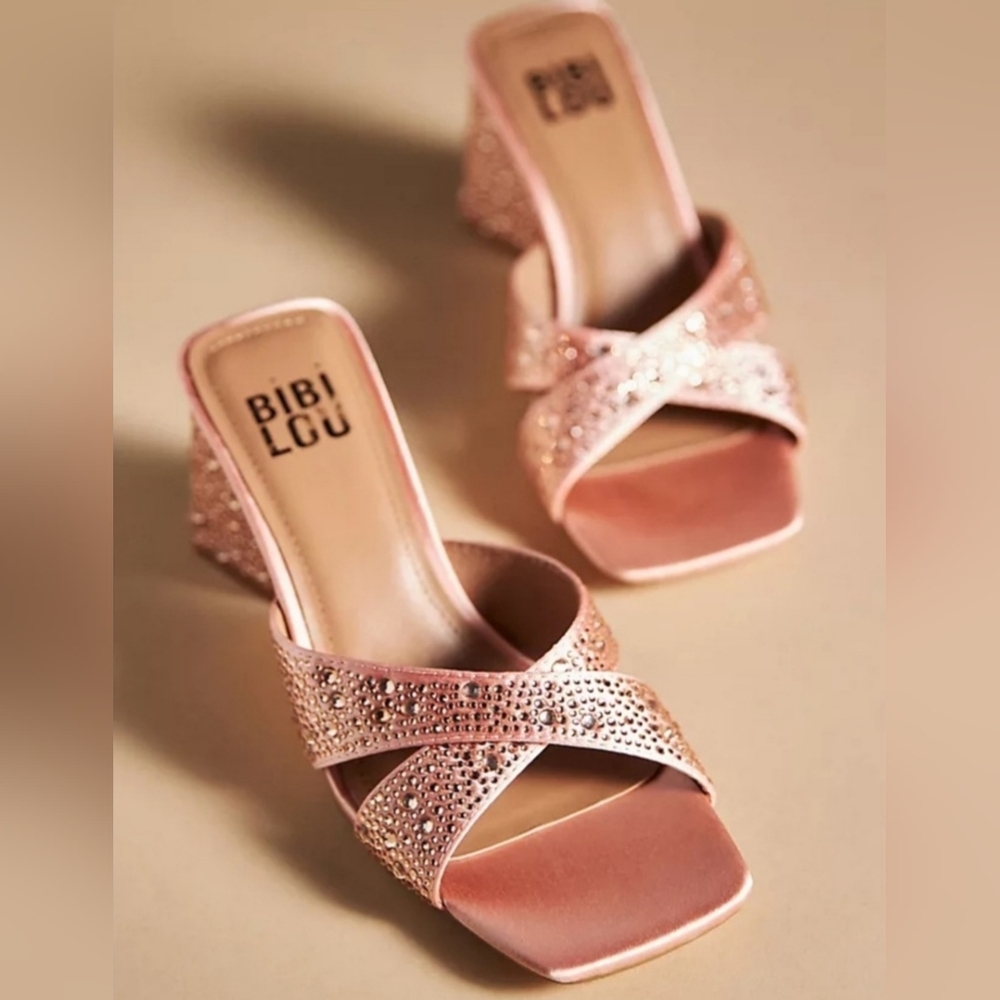 NEW | ANTHROPOLOGIE | Bibi Lou | Shay Nude Heel | SZ 39